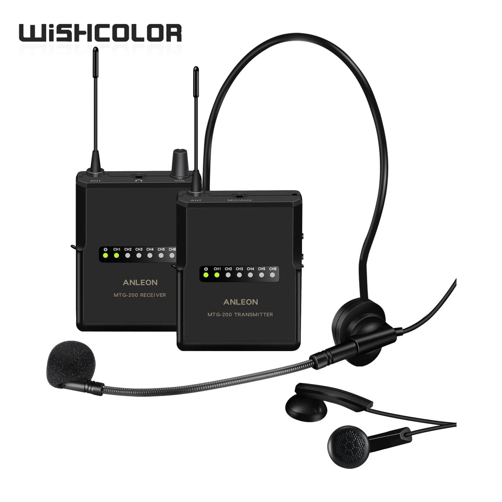 

Wishcolor ANLEON MTG-200 Wireless Acoustic Transmission System for Tour Guide and Simultaneous Translation