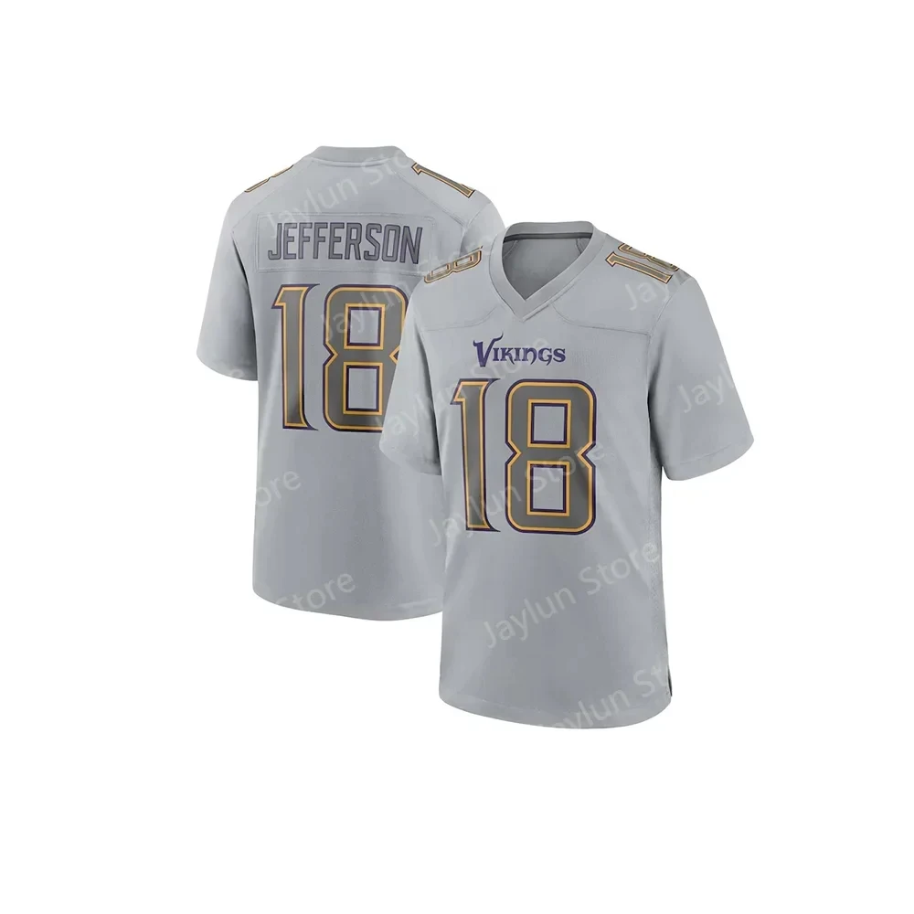 Adultos e crianças_roupas_New_24_25_Limited_American_Edition_New_Summer_Minnesota_Rugby_Jerseys_Vikings_ # 2