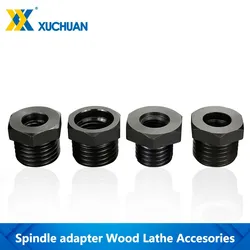 Adaptador de plato torno de madera M33x3.5/M18x2.5/1-8TPI/ 3/4 ''x16 para torno de carpintería, accesorios de rosca de tornillo, adaptador de husillo