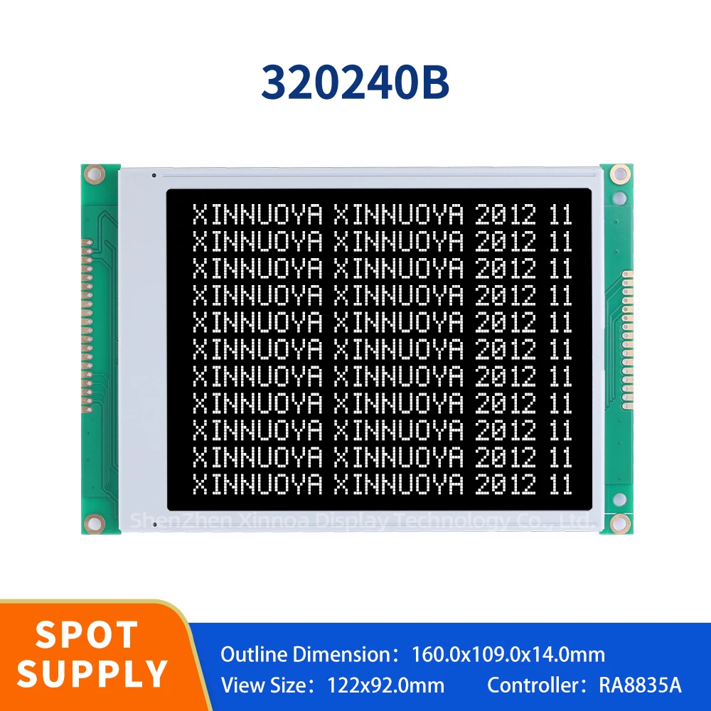 Spot Goods Lcd320240B LCD Display Module Btn Black Mold 320240 5.7 Inch Display Screen With Controller RA8835A