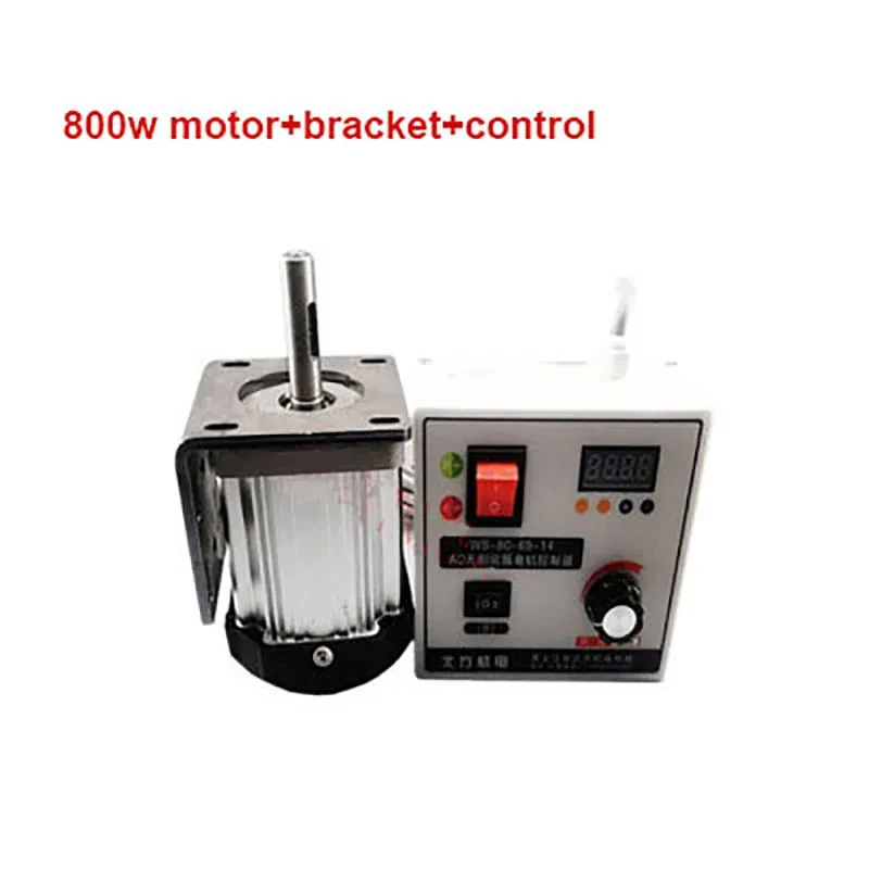 Imagem -03 - Brushless dc Servo Motor Kit Bldc Mais Regulador de Velocidade Ajustável para Carpintaria Torno Cinto Bead Machinery 600w 800w 220v 80 mm