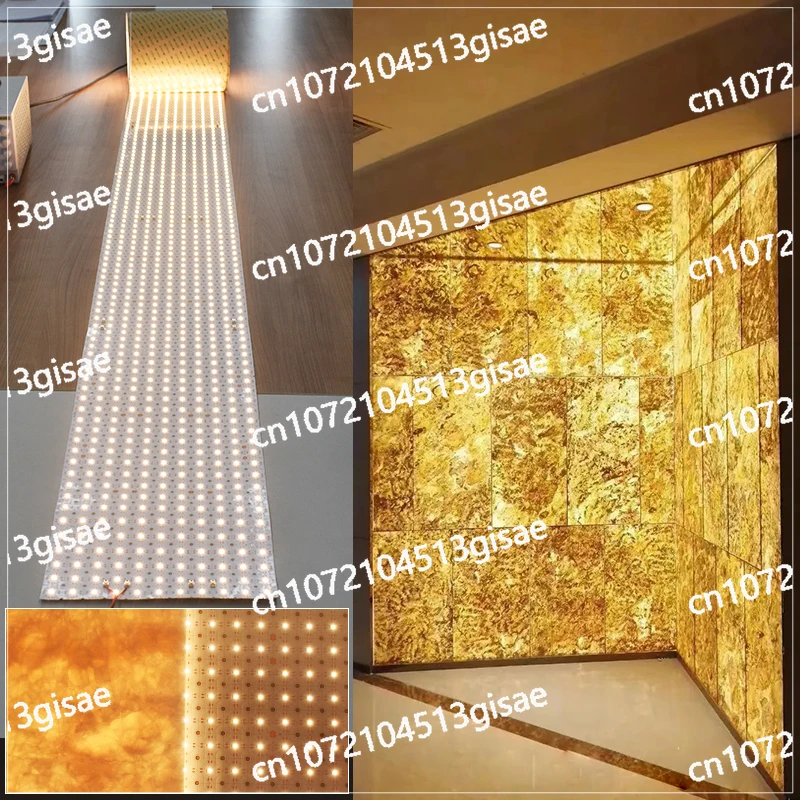 Ultra-thin Ultra-long 10 Meters 10,000 Mm LED Light Board, Marble Countertop Cabinet Backlighting, DC24V Ultra-thin LED Lamp