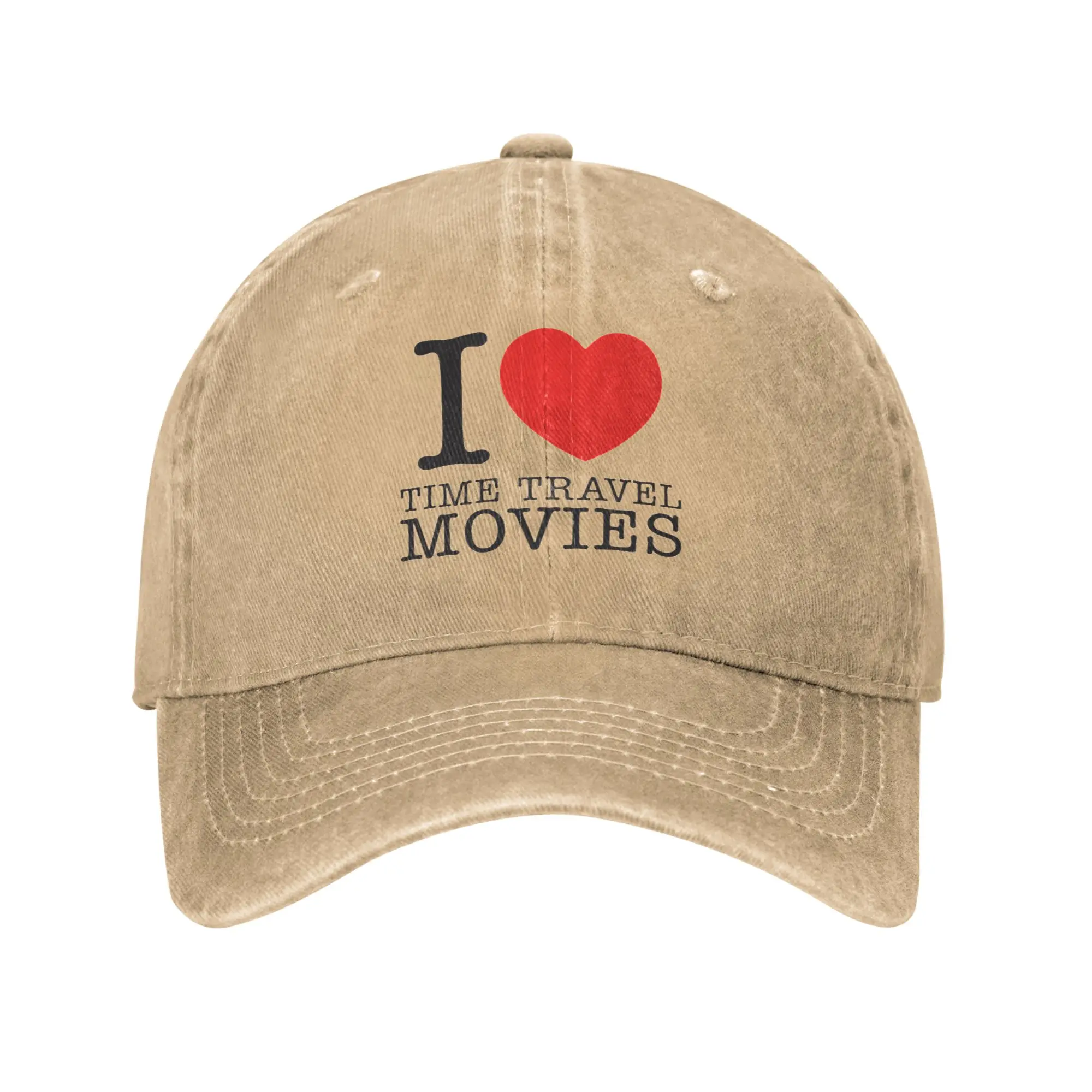 I Love Time Travel Movies Fashion Baseball Cap  Adjustable Caps  Camping