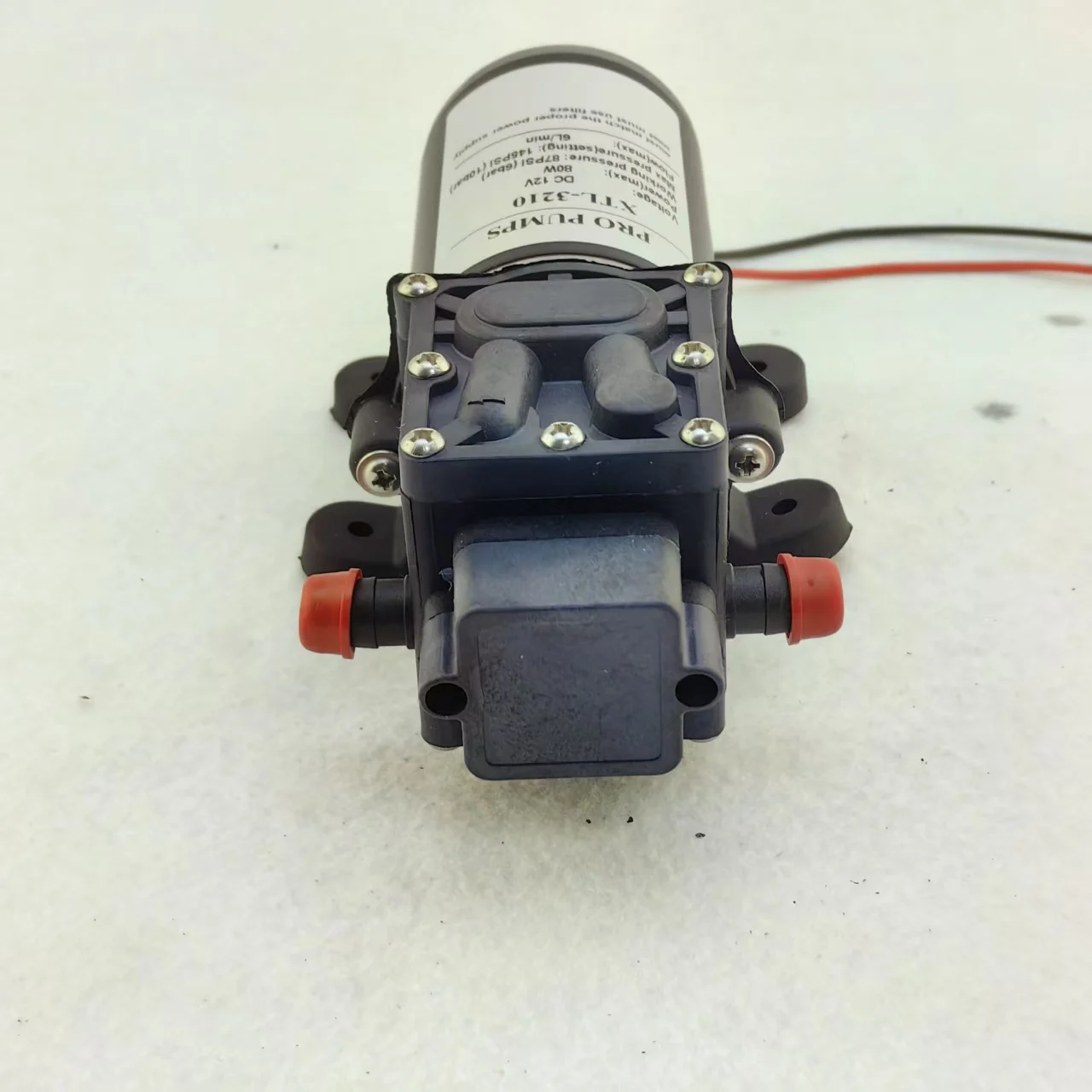 Return valve type 80W 6L/min Diaphragm high pressure small dc mini Water Pump 24v self priming home garden