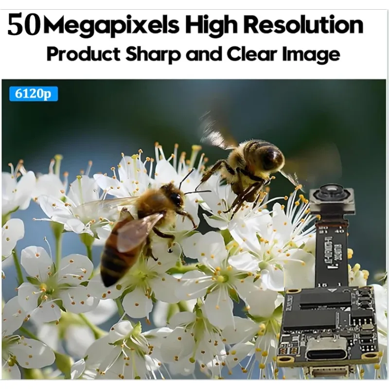50MP IMX766 cmos وحدة كاميرا بمنفذ USB PDAF التركيز التلقائي AF لا تشويه 8160x6120 100 درجة كاميرا ويب Type-c/5Pin FPC كابل محرك مجاني #4