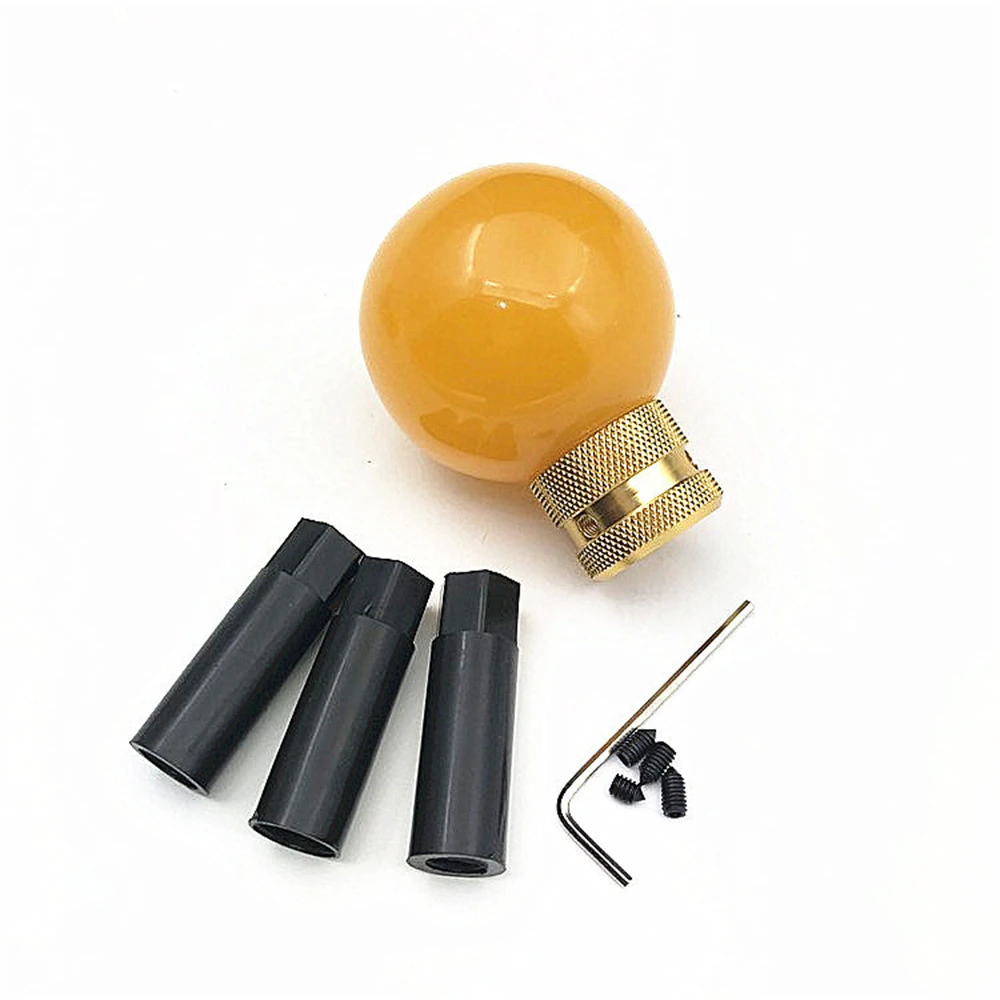 

Car AT MT Crystal Resin Gear Shift Knob Bubble Auto Manual Stick Shifter Fit For Honda Toyota Nissan Ford Chevrolet