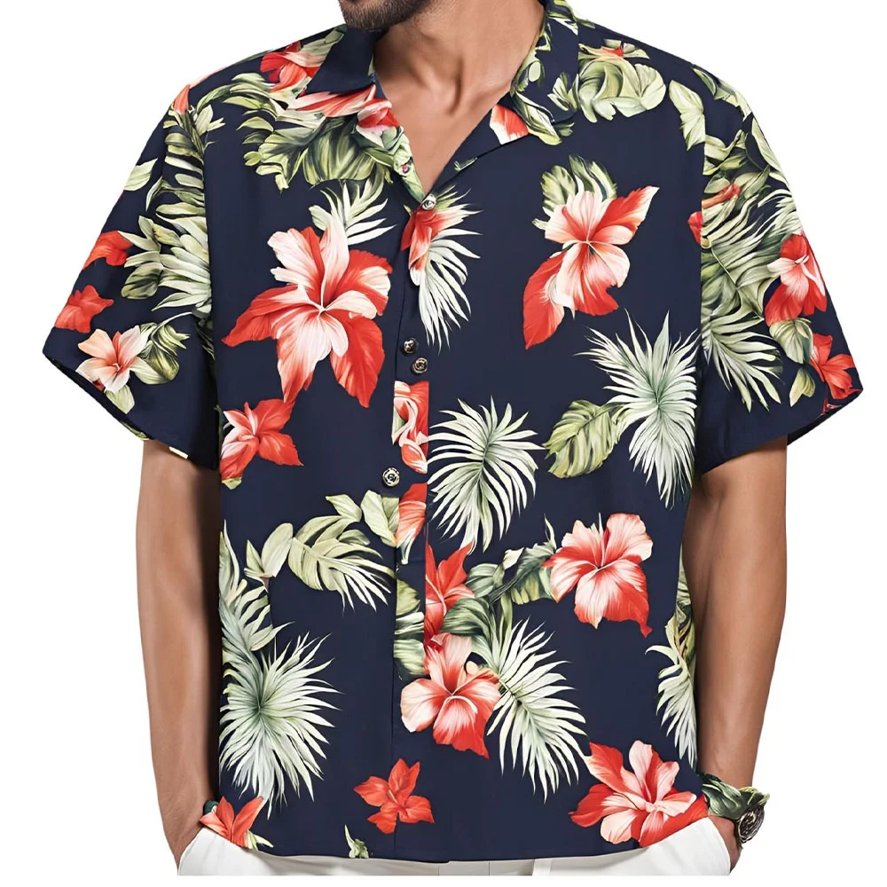 Hawaiian Men's Short Sleeved Shirt