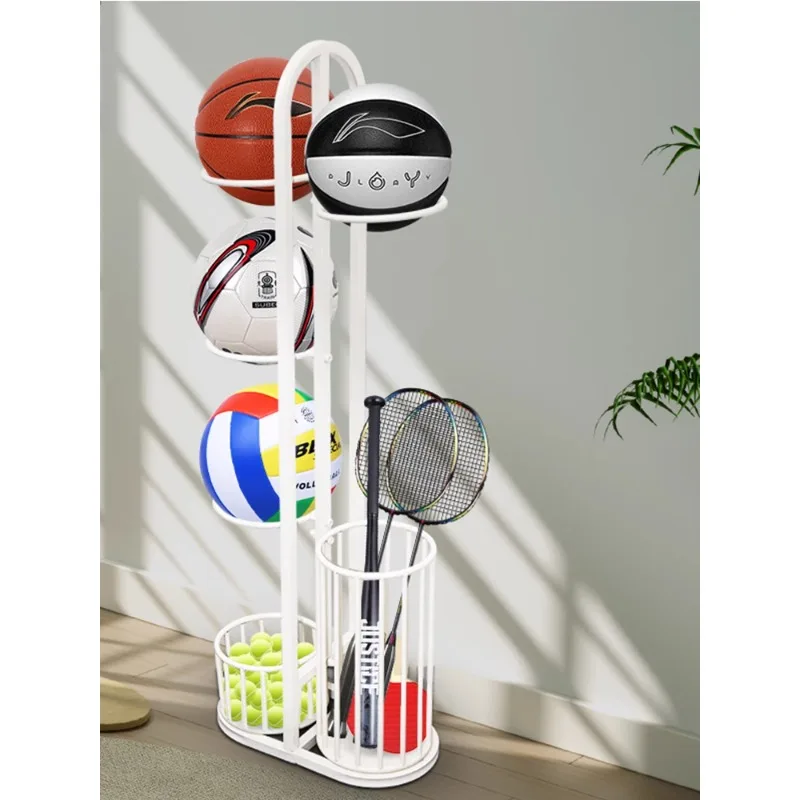 Basketball storage rack, household indoor room storage rack, volleyball football storage rack, sports ball storage rack