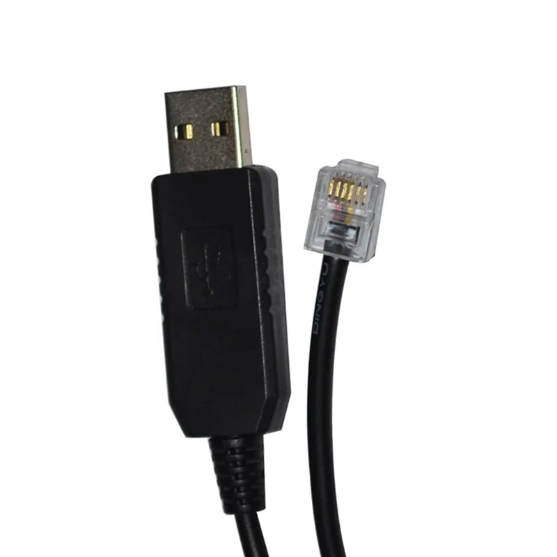 2X USB إلى Rj11 Rj12 6P4C محول كابل التحكم التسلسلي EQMOD لـ Az-Gti Mount Pc Connect لكابل التحكم اليدوي ، 1.8 متر