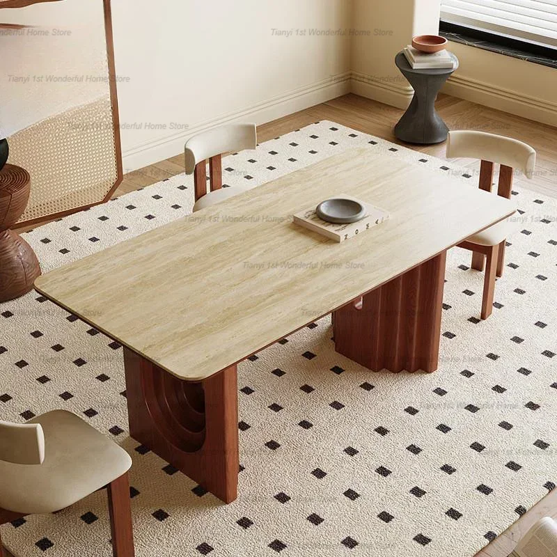 

Italian Style Restaurant Designer Dining Tables Living Room Modern Simplicity Dining Tables Luxury Home Furniture Vajilla HBDT