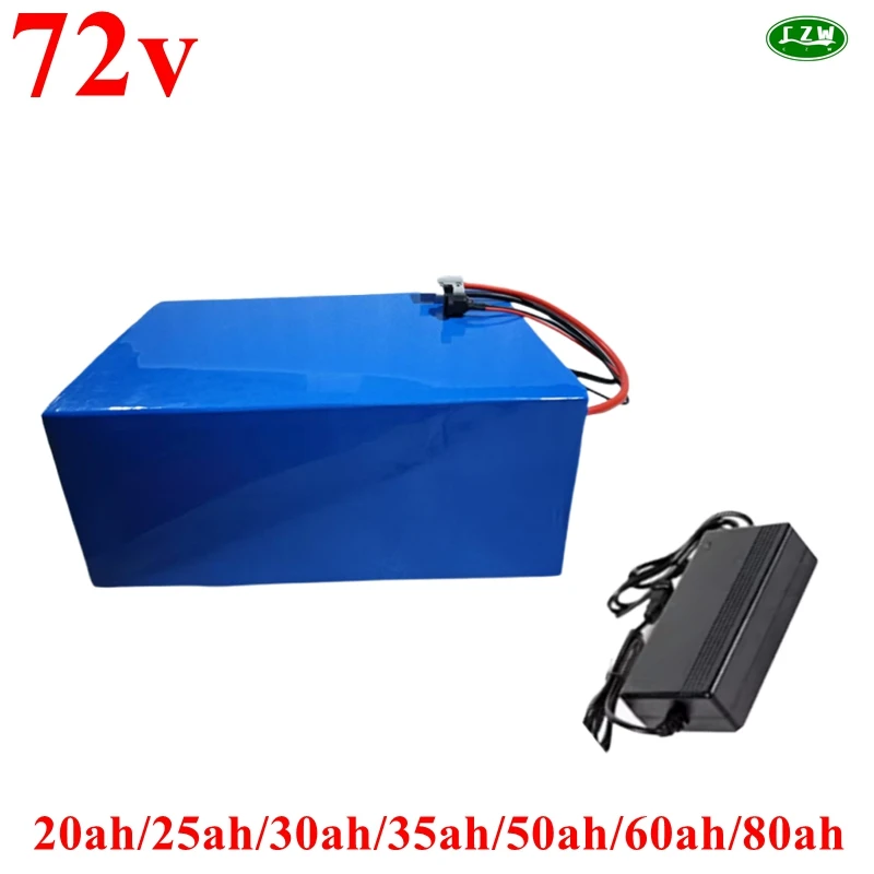 

czw 72V 20Ah 25Ah 30ah 35Ah 50Ah 60Ah 80Ah Lithium Ion Battery for Backup Power 72V 3000W Motor Two- Wheeler Motorcycle Tricycl