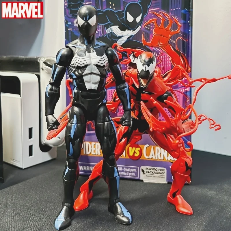 In Voorraad Marvel Legends Spiderman Vs Carnage 2-Pack 6 "Action Figure Pvc Anime Collection Model Kinderen speelgoed Geschenken Cool