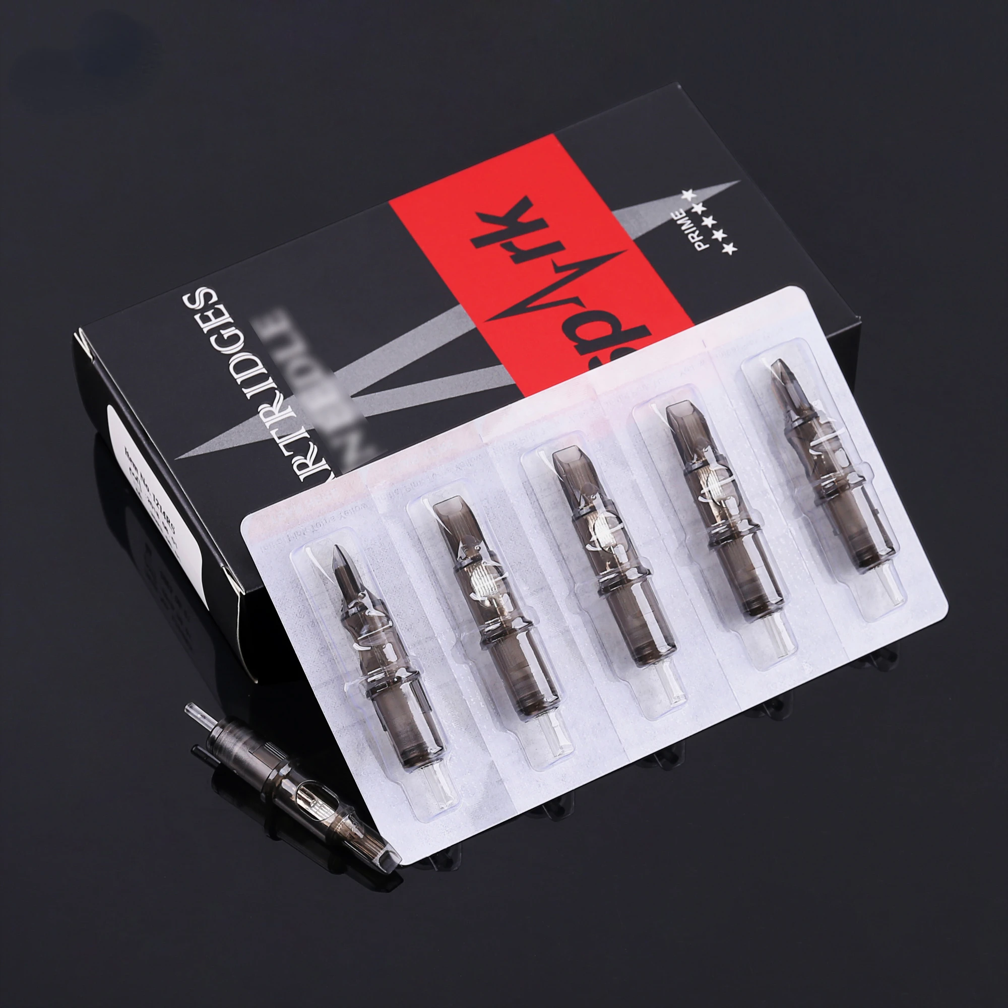 10PCS Disposable Tattoo Cartridge Needle Tools Tattoo Needles Round Liner ＆ Magnum(0.35mm needle)RL/RS/RM/M1