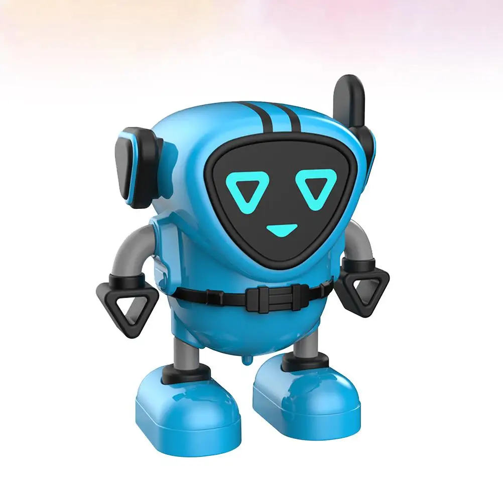 Robot gyroscopique assemblé à monter soi-même, jouet éducatif pour enfants, puissance de Friction, Mode St ing, télécommande, ABS bleu