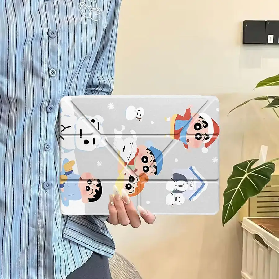 

Tablet Case For iPad Pro 2025 Mini 6 7 Air 4 5 M3 M2 1 2 M4 11inch Pro 11th 10th 9th 8th 7th 12.9inch Holder Cover Cra-yons