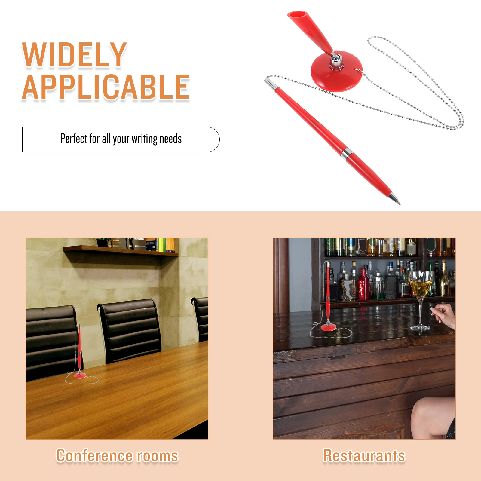 

Exquisite Ballpoint Pen with Standing Design for Desk Use Smooth Ink Flow Professional Signing Pen for Office Stationery Needs