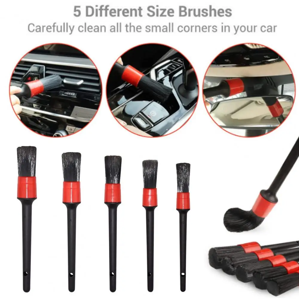 15Pcs Car Detailing Brush Se Soft Bristle Gap Cleaning Tools for Air Vent Center Console & Button Areas, Car Cleaning Brush Set