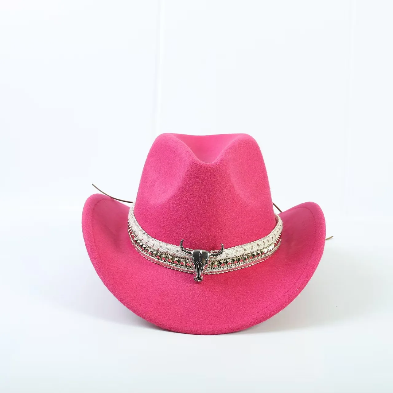 2026 1 Stück Neuer Herzförmiger Cowboy-Kopfschmuck Filzhut Neuer Outdoor-Hut für Männer und Frauen Ritterhut – Detail 22