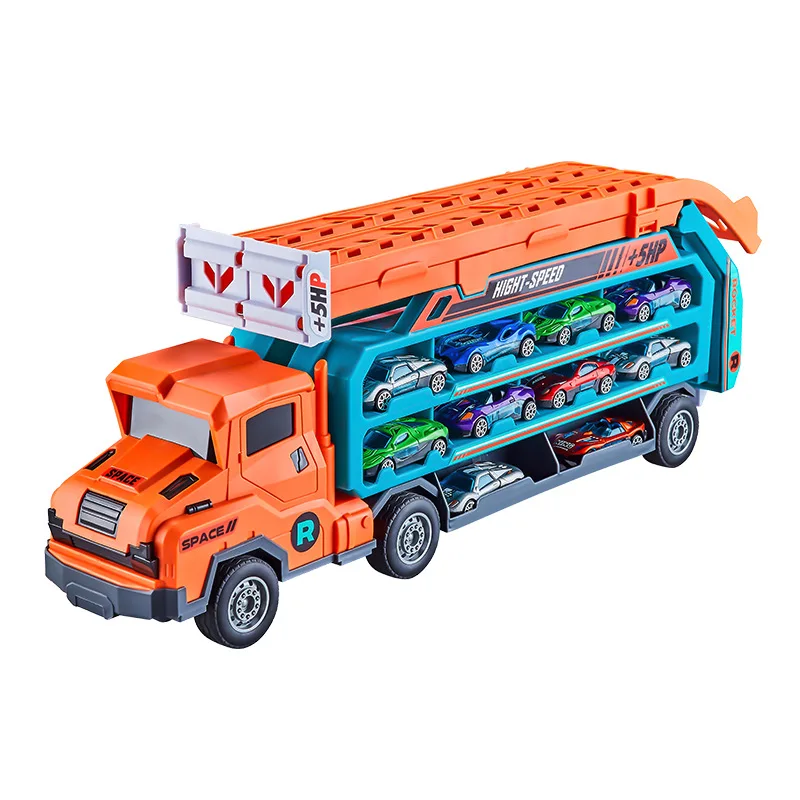 Coaster Type Racebaan Auto-Rocket Lift Getransformeerde Racewagen Combinatie-Kerstmis, Thanksgiving, Nieuwjaar Verjaardag Speelgoed Geschenken