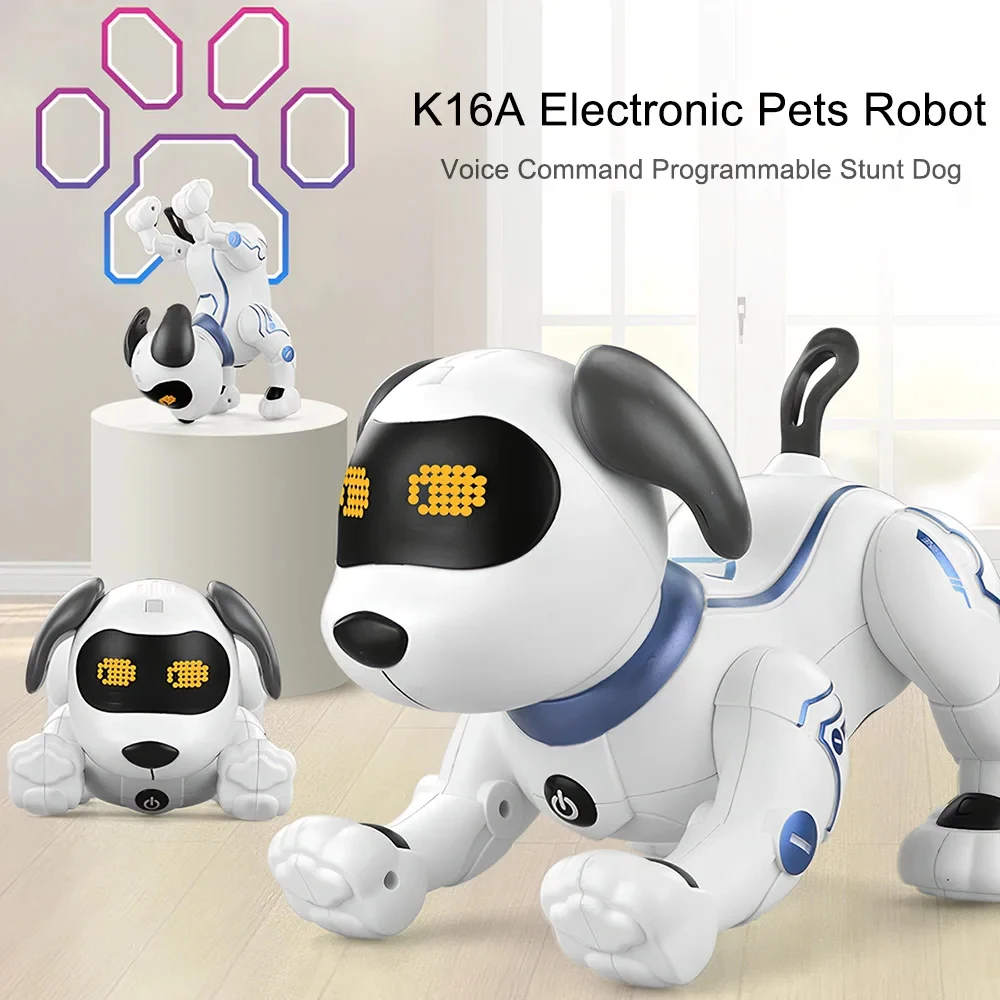 New Electronic Pets Robot Dog Voice Remote Control Toys Music Song Toy RC Toys Child\'s Playmate For Kids Birthday Gift