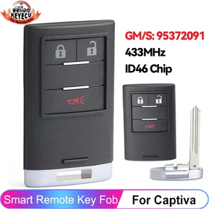 KEYECU-3 Smart Key FOB-Tasten GM, S: 95372091, Holden, Chevrolet, Captiva, 2014, 2015, 2016, 2017, 2018, 433 MHz, Chip ID46 6 Hauptverkaufskontrolle GM - №5
