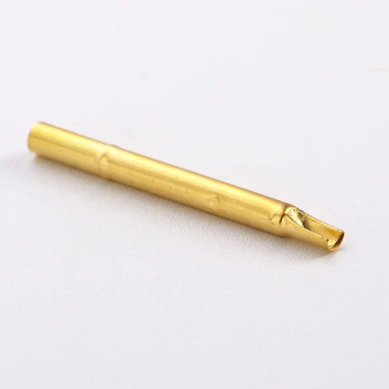 100 pz/pacco della sonda di prova di R125-4S 2.36mm manicotto dell'ago del filo di saldatura altezza dell'anello di sicurezza 7.5mm lunghezza 30mm manicotto dell'ago della prova