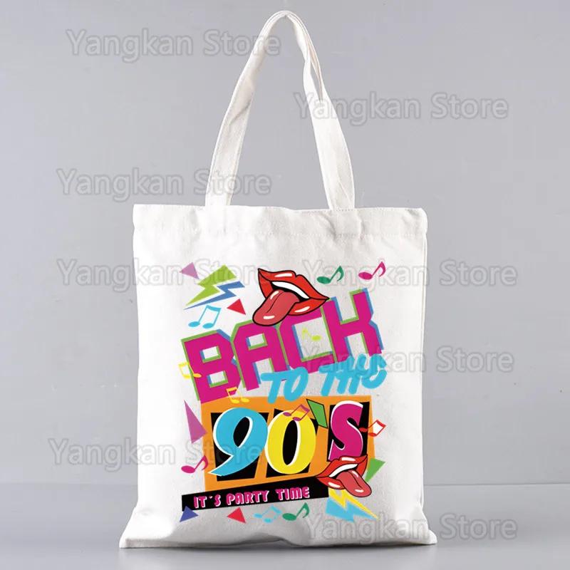 Back To The Future Delorean Shopper Bags Shopping Bag Tote Bag Shoulder Bag Canvas Bags Large Capacity College Handbag