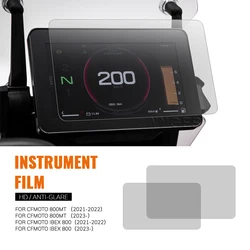 Motorcycle TFT Display Protection Film For CFMOTO 800MT 800 MT IBEX800 IBEX 800 2021 2022 2023- Screen Protector Instrument Film