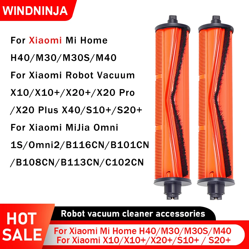 Accesorios para Aspiradora XiaoMi X20+ X20 Plus S20+ Mijia M30S M40 Omni 1S B116, Cepillo de Rodillo Antienredos para Cortar el Pelo