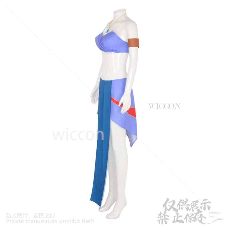 أنيمي فيلم أتلانتس تأثيري هالوين الأميرة كيدا زي فستان أزرق الدعاوى الفتيات كرنفال يتوهم مثير لوليتا طويل الباروكات الطرف