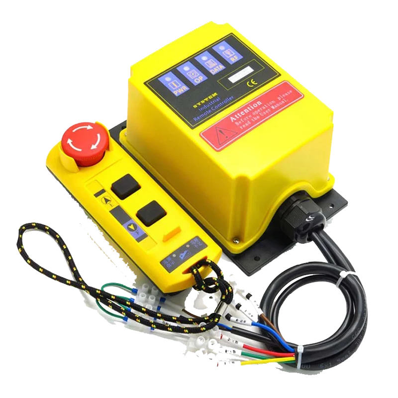 

industrial crane electric hoist wireless remote switch control light 380V 220V 110V 24V 12V emergency stop push button switches