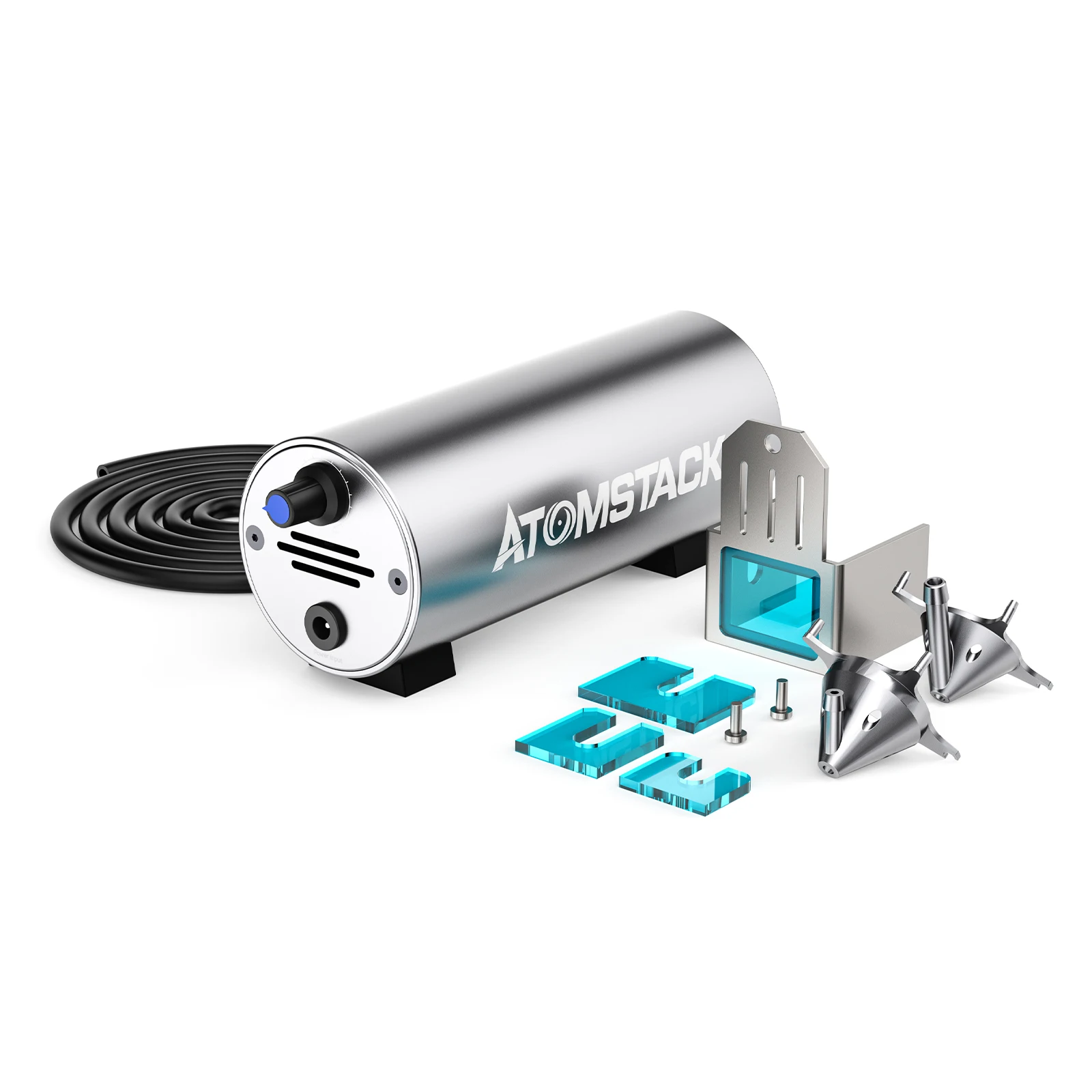 

ATOMSTACK Laser Cutting Engraving Air-assisted Accessories Super Airflow to Remove Smoke and Dust Quiet and Easy to Install