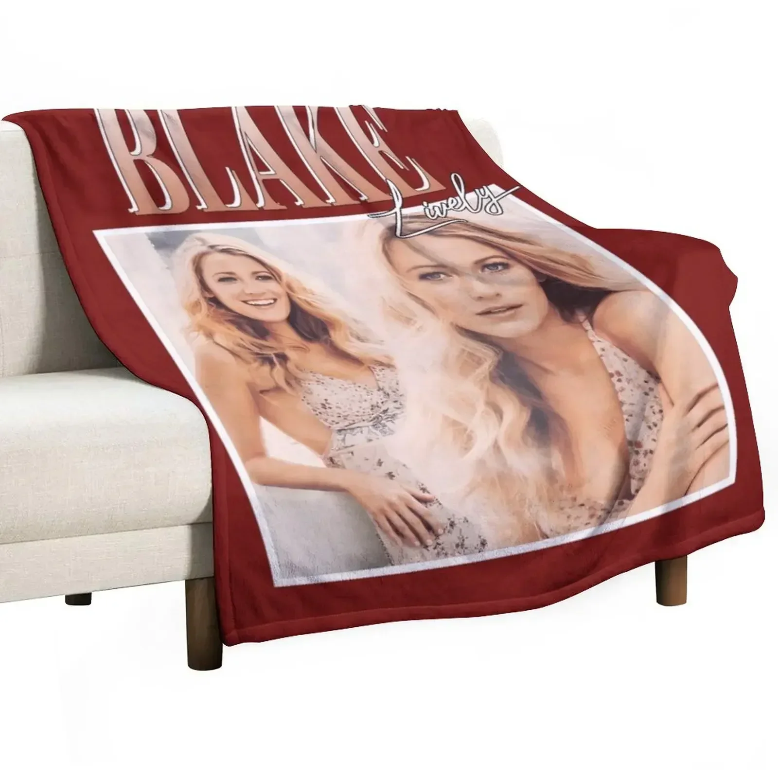 Blake Lively Classic Throw Blanket Picnic Tourist blankets ands Cute Plaid Blankets