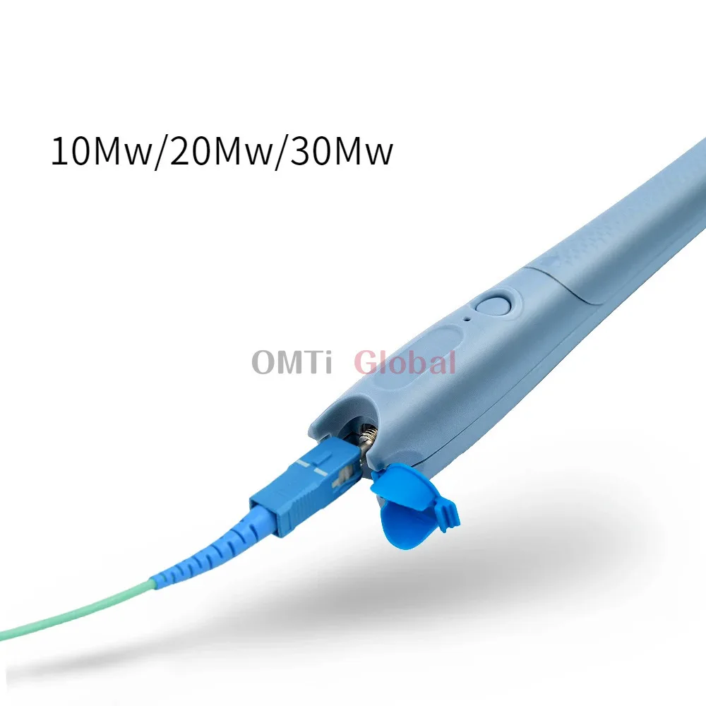 Localisateur visuel de défauts OMTiG, testeur de câble optique VFL, stylo à lumière laser rouge, type SC, David, ST, fibre optique, 10Mw, 20Mw, 30Mw