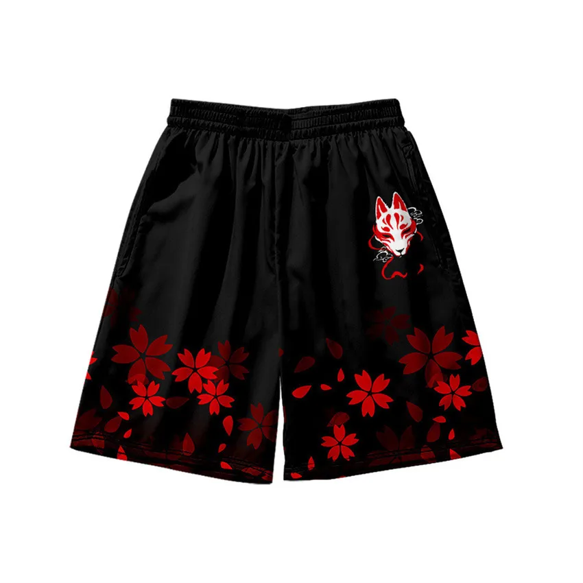 Human fireworks Men Women Casual Short Pants 2023 Summer Chinese Style Print Shorts Fashion Hip hop Tight Shorts Biker Shorts