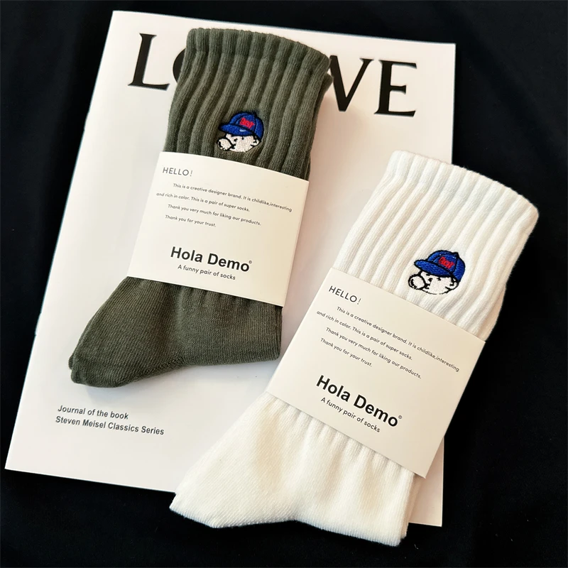 جوارب رياضية قطنية خالصة للرجال تصل إلى منتصف الساق، جوارب كرة السلة للنساء، جوارب عصرية تمتص العرق ومقاومة للروائح الكريهة