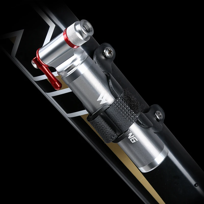 WEST BIKING Portable Bicycle CO2 Pump Aluminum Alloy Ultralight Tire Inflator Cycling Schrader & Presta Mini Bike CO2 Injector