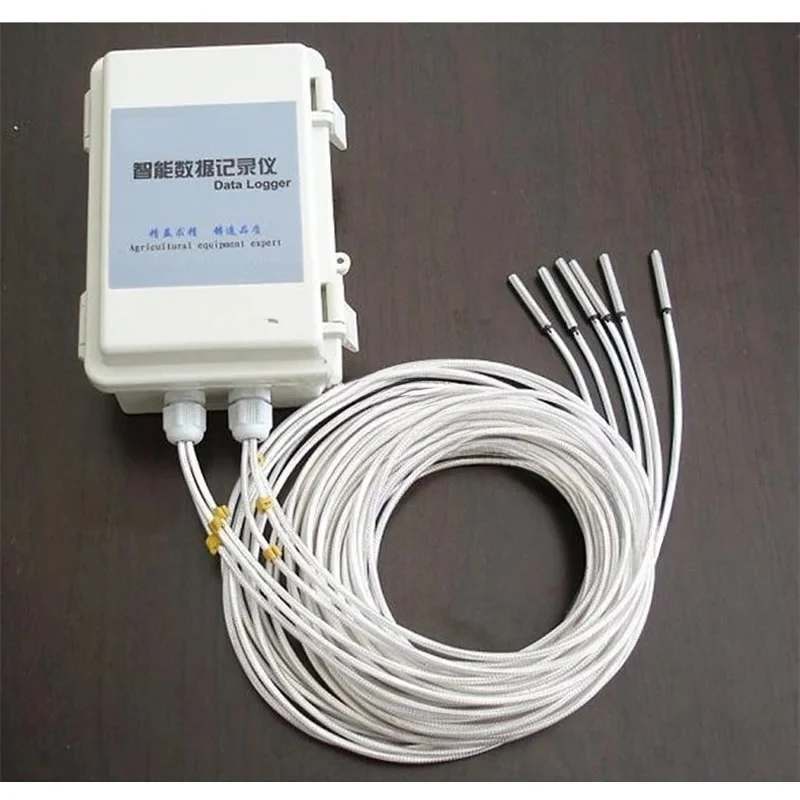 Multi-point soil temperature recorder, 6 channel /8 channel soil temperature and humidity tester, precision: 12 bits