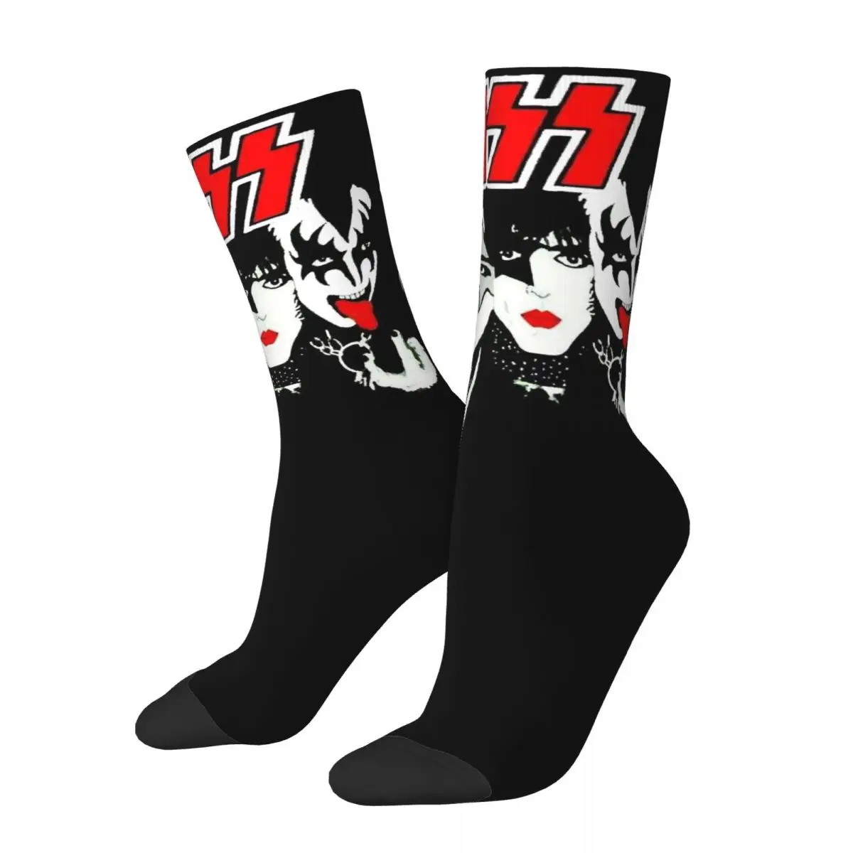 

The Demon Kiss Band Gene Simmons Accessories Crew Men Women Socks Windproof Beautiful Gifts