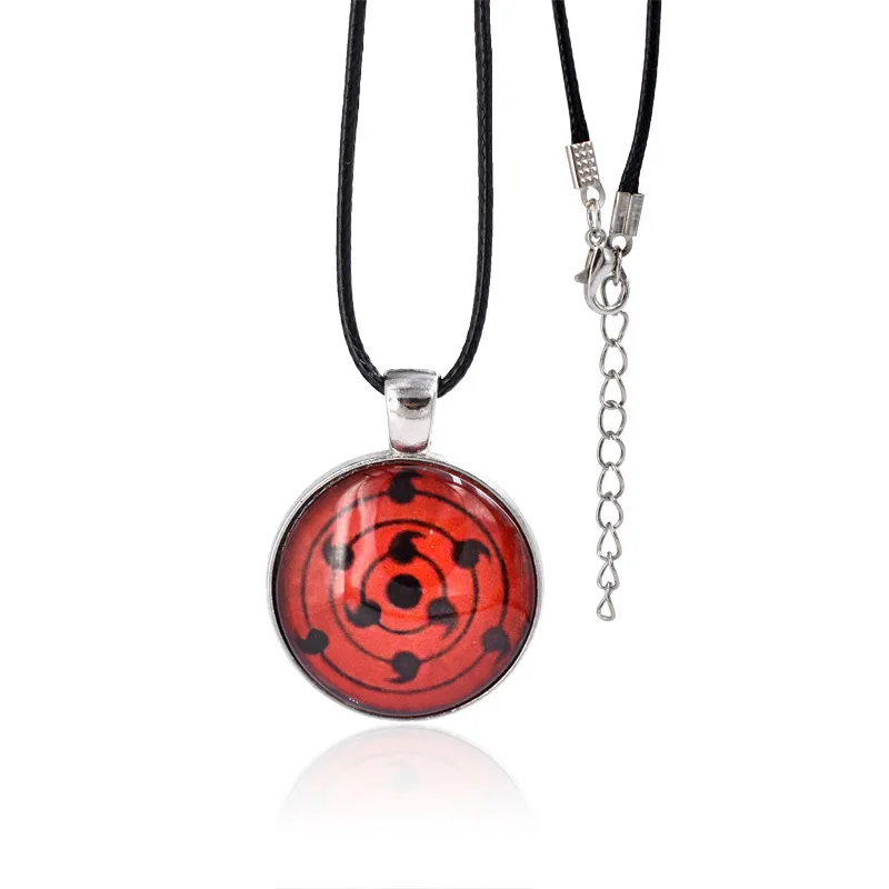 Naruto Shippuden Sharingan Necklace, Glow-in-the-Dark
