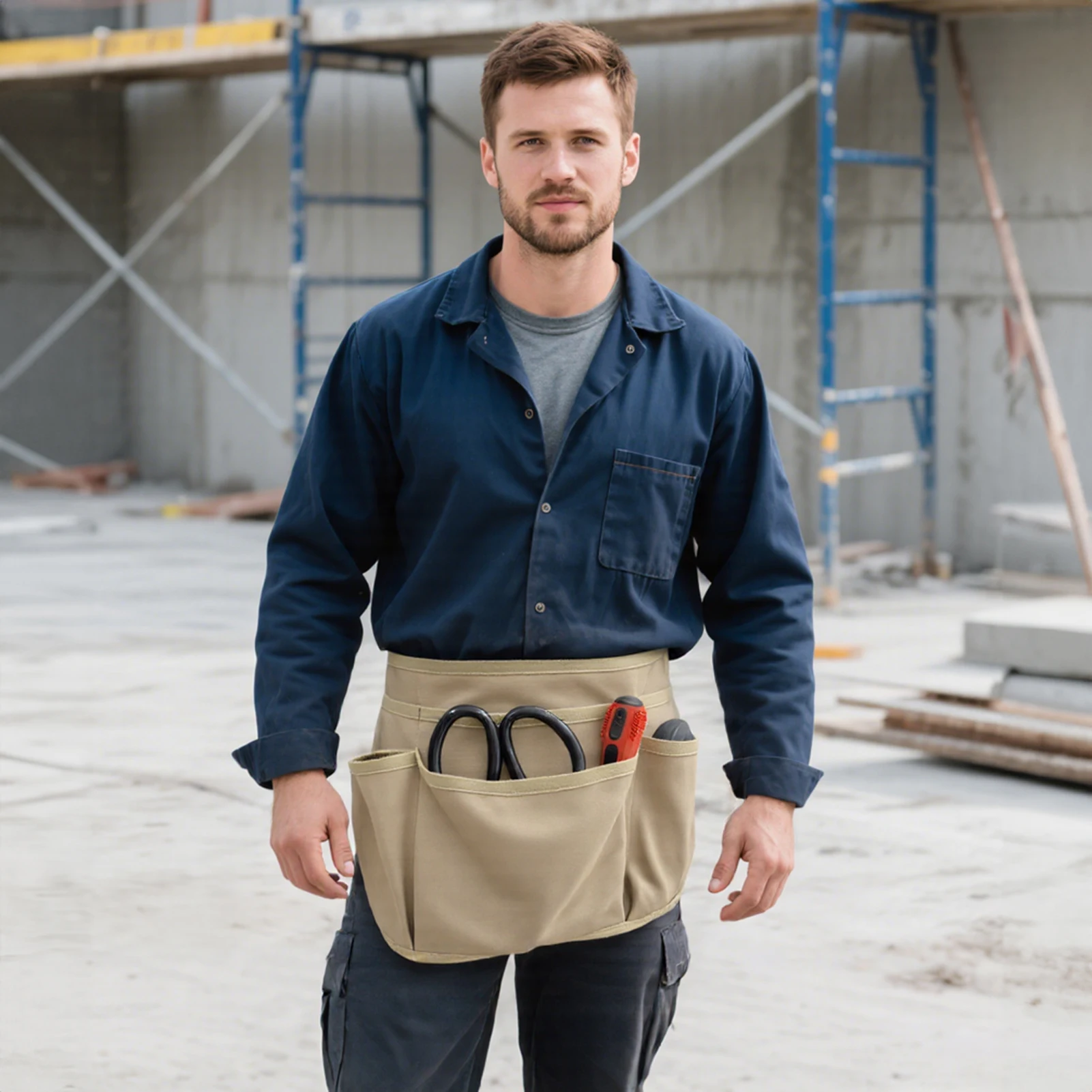 12 جيوب المنظم حقيبة قابل للتعديل سعة كبيرة حقيبة التخزين لمفك وجع كماشة مقص الأجهزة أداة حقيبة التخزين