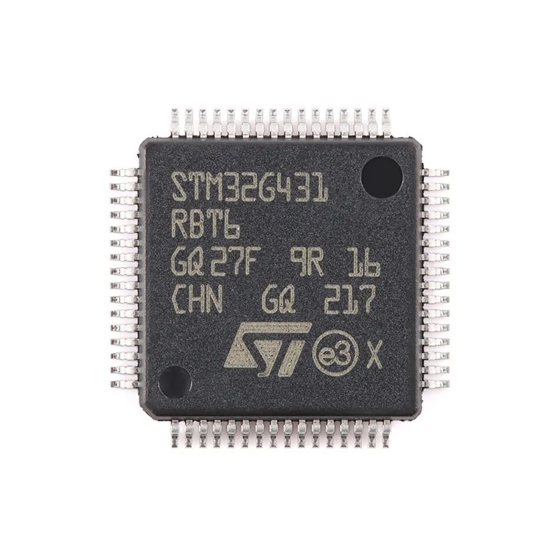 1 pcs Genuine Original STM32G431RBT6 LQFP-64 ARM Cortex-M4 32-bit MCU for power electronics converter motor control automation e