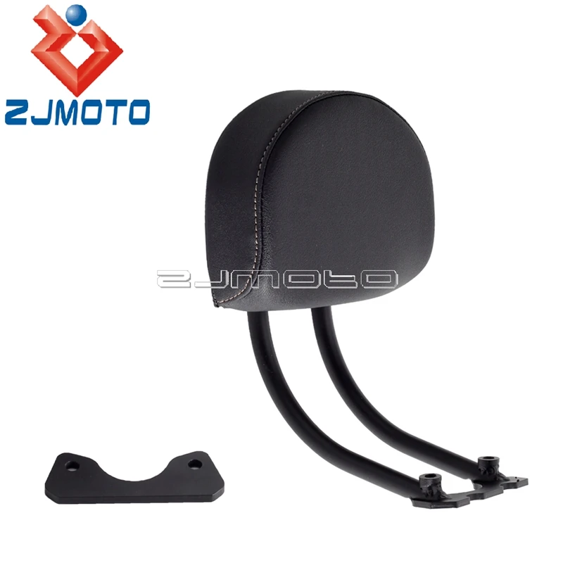 2021 2022 For Harley Sportster S RH1250S Black Passenger Sissybar Backrest Pad Support Rear Pad Holder Low Padded Backrest