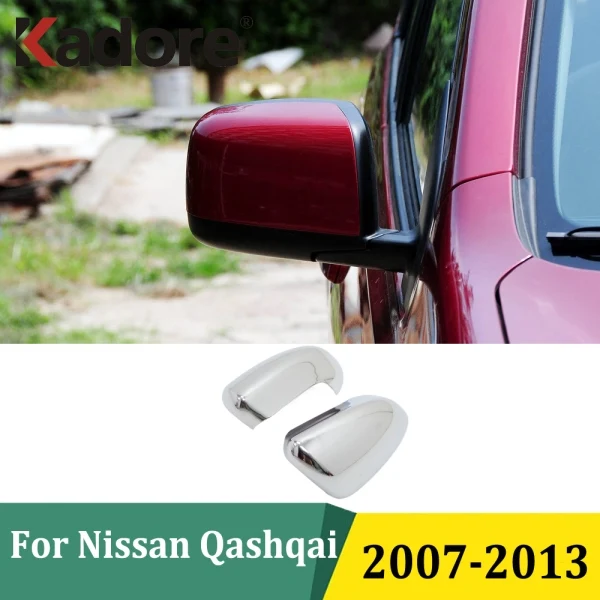

Для Nissan Qashqai 2007 2008 2009 2010 2011 2012 2013 ABS хромированная крышка зеркала заднего вида на боковую дверь, накладки, автомобильные аксессуары
