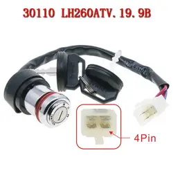 Orignal Ignition Switch With Key LH260ATV.19.9B 30110 For Linhai 260 300 400 Yamaha Keeway Jinlang Feishen Scooter ATV
