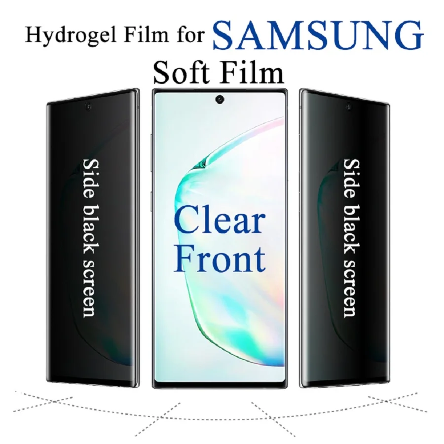 S23Ultra S22Ultra Privacy Hydrogel Film For Samsung S20Ultra 21FE S10 S21U Anti-peeping Screen Protector Galaxy Note20U 10+ Soft