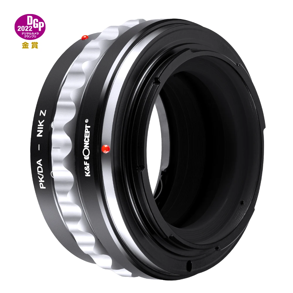 K&F Concept PK/DA-NIK Z Adapter for Pentax DA K Mount Lens to Nikon NIK Z Mount Camera Zfc zf Z30 Z50 Z5 Z6 Z8 Z9 Lens Adapter