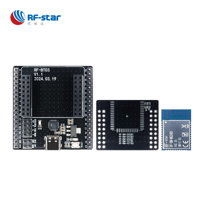 USB-to-UART Wireless Bluetooth Zigbee module test board development board for EFR32BG24 EFR32MG24