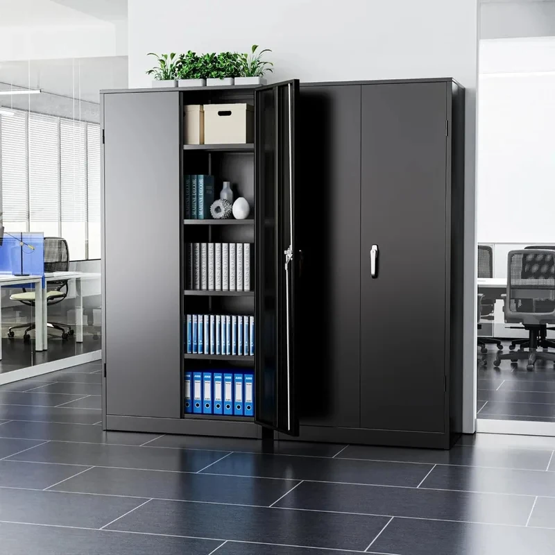 Metal , Steel Garage Storage Cinet with and Adjustle Shelv, File Organization