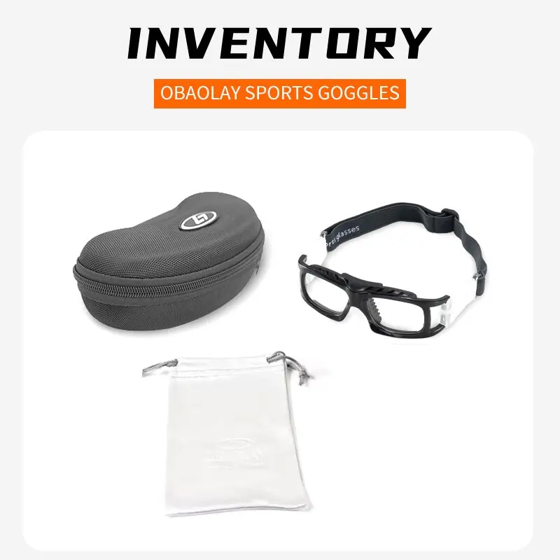 Sports Safety Goggles for Men and Women, Basketball and Football Riding Glasses, Anti-Impact Eye Protection, Youth Students